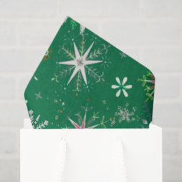 Papel De Seda Flocos de Neve de Meados do Século em Abundância n