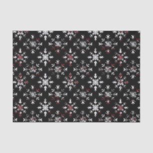 Papel De Seda Flocos de neve de Natal gótico