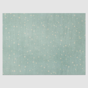 Papel De Seda Flocos de neve de vintage bolinhas de têmpera russ