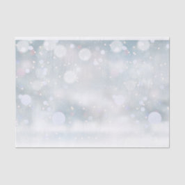 Papel De Seda Flocos de Neve Geada de Inverno Natal