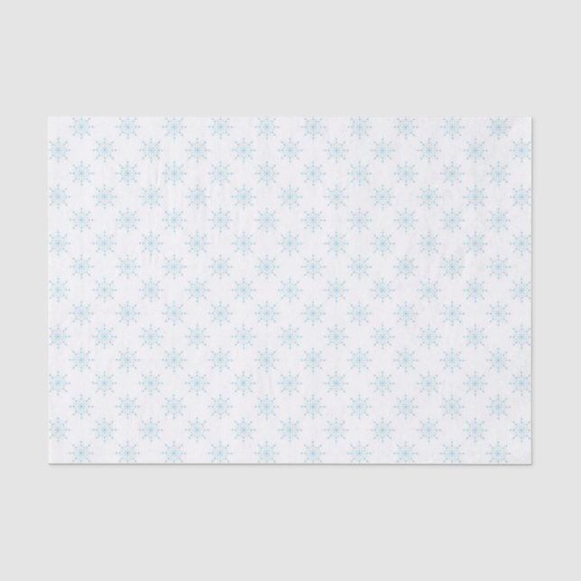 Papel De Seda Flocos de neve pequenos (Frente )