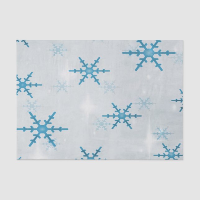 Papel De Seda Flocos de neveBling Natal (Frente )