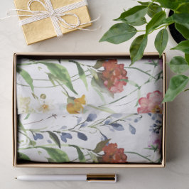 Papel De Seda Flor de Água Boho Wildflower Primavera
