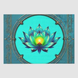 Papel De Seda Flor de Elegância, Lotus Místico.