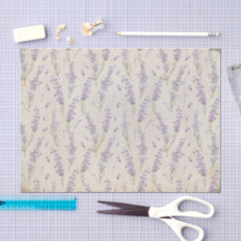 Papel De Seda Flor de Lavanda Antiga