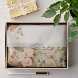 Papel De Seda Flor de Rosa Pink Antiga Casamento Vintage