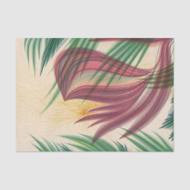 Papel De Seda Flor de William Harman Butler por Houghton (Frente )