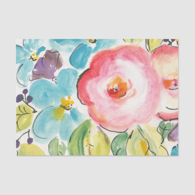 Papel De Seda Flor - Delícia II (Frente )