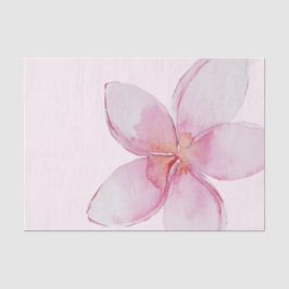 Papel De Seda Flor Exótico da Plumeria Havaiana Elegante