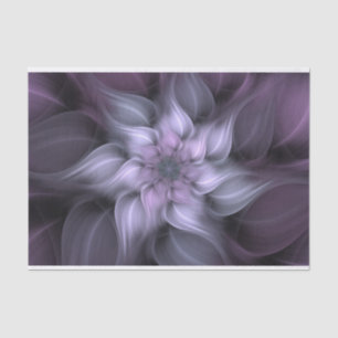 Papel De Seda Flor roxa do Fractal