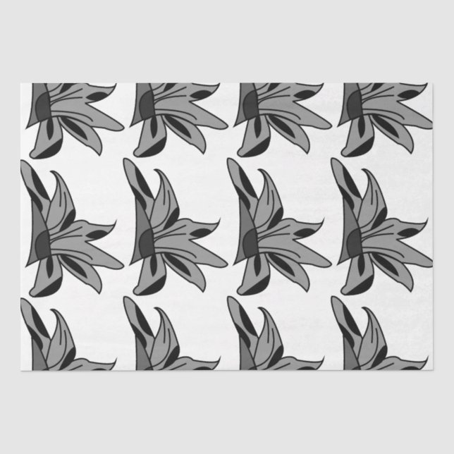 Papel De Seda Flor Silvestre Flor Flora (Frente )