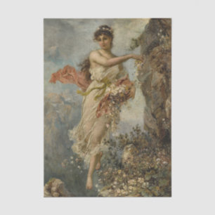 Papel De Seda Flora alpina por Hans Zatzka