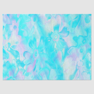 Papel De Seda Florais-3-Tecidos Pintados Com Grãos