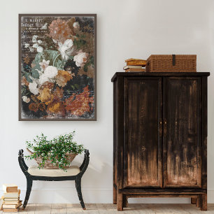 Papel De Seda Florais Antiguos com a desacoplagem de Ephemera Vi