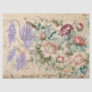 Papel De Seda floral