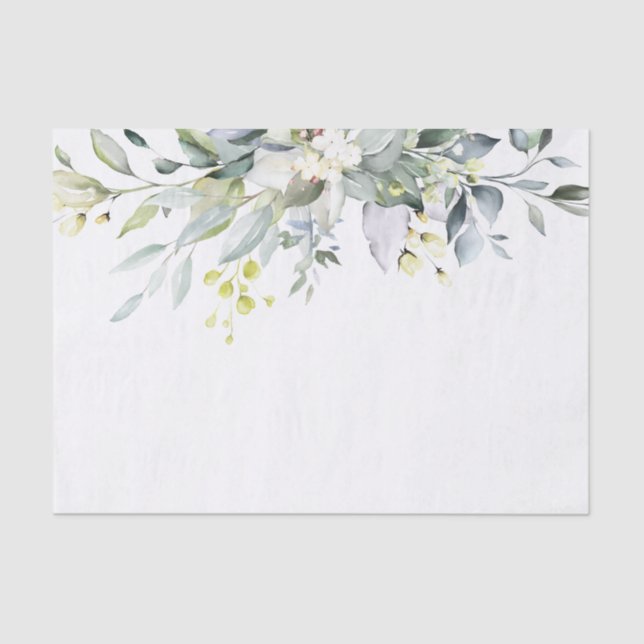 Papel De Seda Floral Boho (Frente )