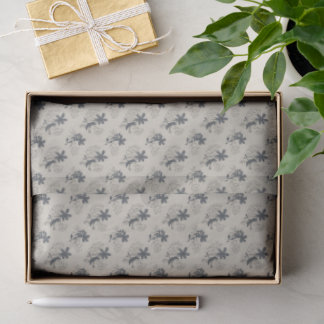 Papel De Seda Floral Histórico