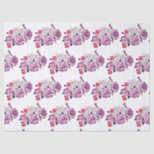 Papel De Seda Floral Moderno Elegante
