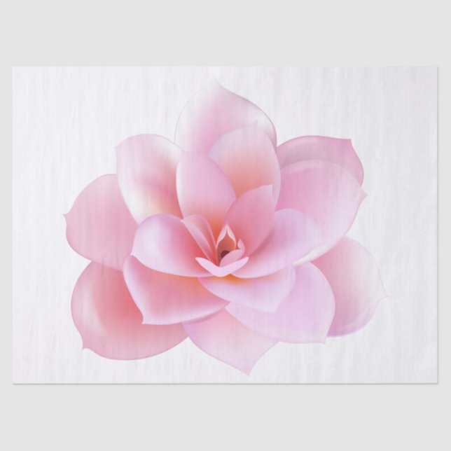 Papel De Seda Floral Moderno Elegante (Frente )