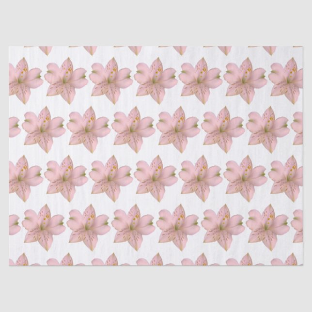 Papel De Seda Floral Moderno Elegante (Frente )