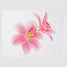 Papel De Seda Floral Moderno Elegante