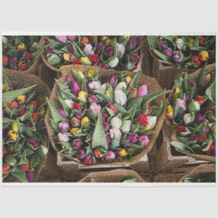 Papel De Seda Floral Moderno Elegante