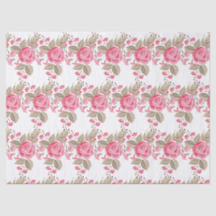 Papel De Seda Floral Moderno Elegante