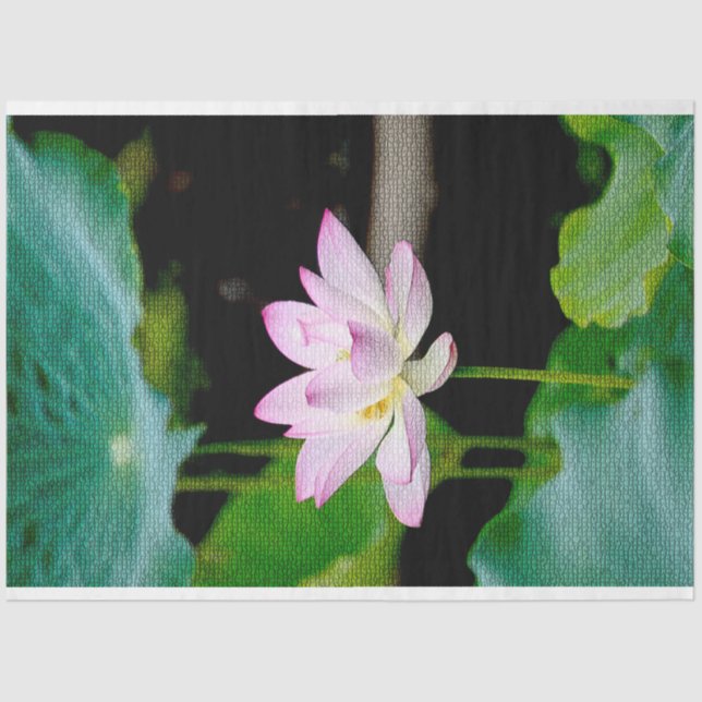 Papel De Seda Floral Moderno Elegante (Frente )