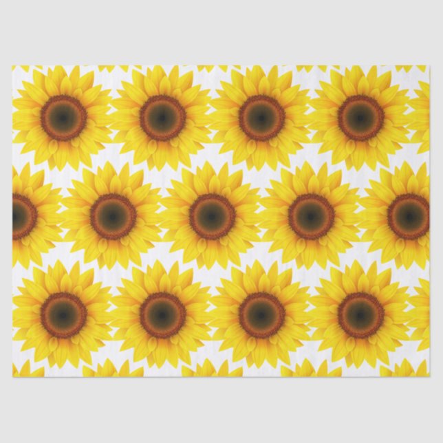 Papel De Seda Floral Moderno Elegante (Frente )