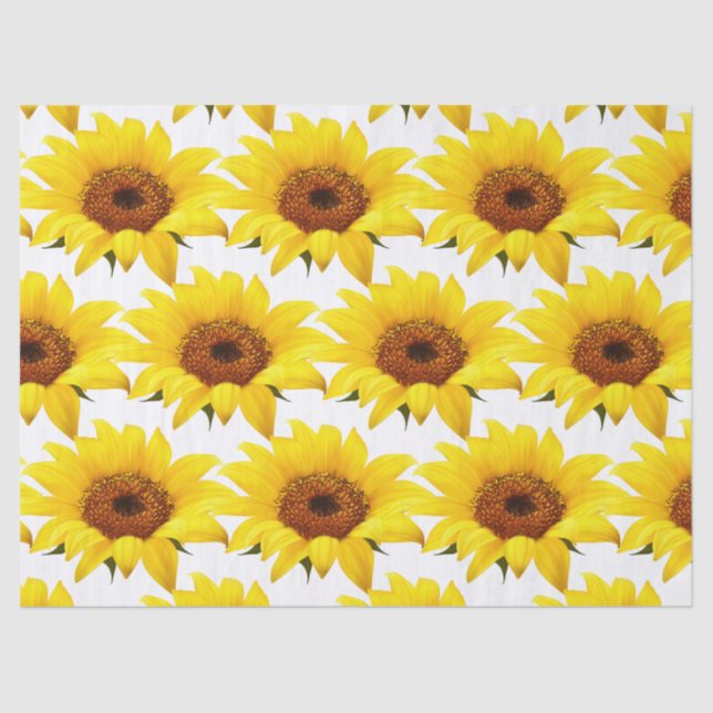 Papel De Seda Floral Moderno Elegante (Frente )