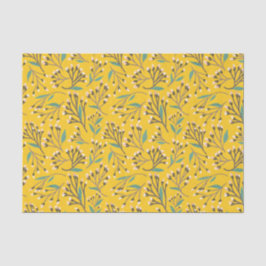 Papel De Seda Floral Pattern in  delicate branches and buds