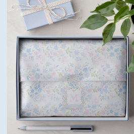 Papel De Seda Floral Personalizada Avózinha