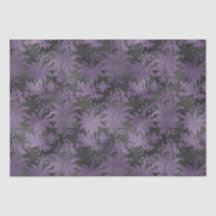 Floral Preto-Roxo Elegante