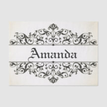 Floral Vintage Personalizado