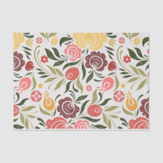 Papel De Seda Floral - Zoe
