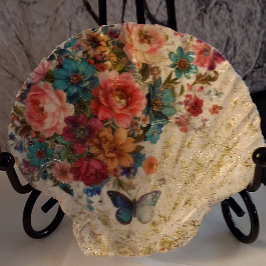 Papel De Seda Flores & Borboletas 