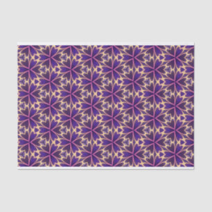 Papel De Seda Flores cor-de-rosa Dourados abstratas