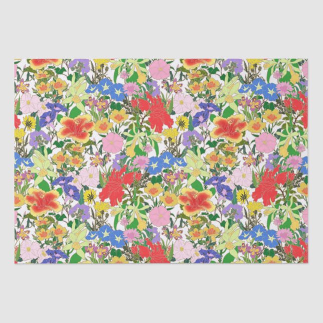 Papel De Seda Flores da manhã (Frente )