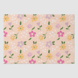 Papel De Seda Flores de Abstrato para Reprodução