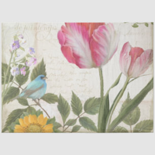 Papel De Seda Flores De Cãibras De Cânhamo