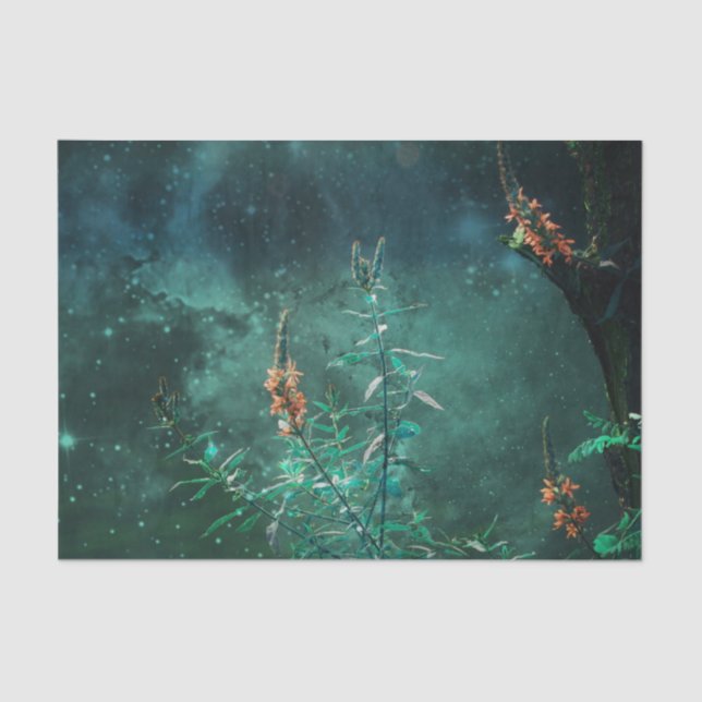 Papel De Seda Flores de Fada na Lua de Jade (Frente )