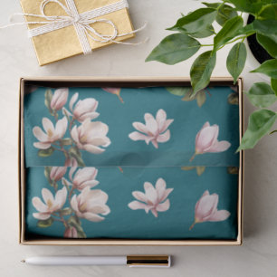 Papel De Seda Flores de Magnólia do Sul