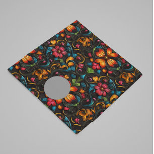 Papel De Seda Flores De Olhos De Couro Gravadas Arrefecidas