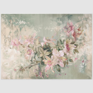 Papel De Seda Flores de paixão dois