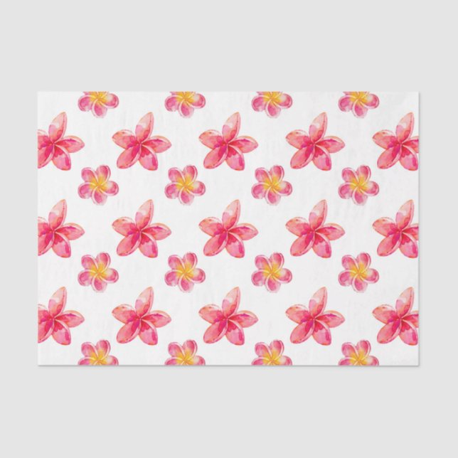 Papel De Seda Flores (Design 39 Série Vermelha) (Frente )