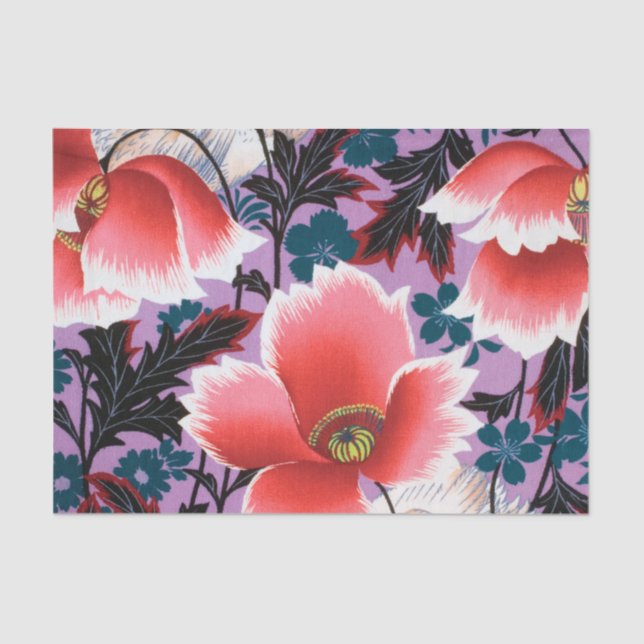 Papel De Seda Flores, Design japonês (Frente )