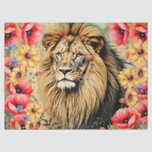 Papel De Seda Flores-do-sol, flores-do-sol, papas-do-leão