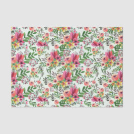 Papel De Seda Flores Florais de Aquarela de Decoupage