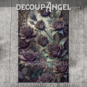 Papel De Seda Flores para os Anjos Góticos #1 - Desligar -