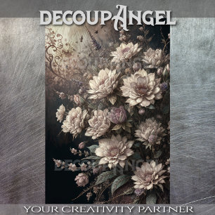 Papel De Seda Flores para os Anjos Góticos #5 - Desligar -